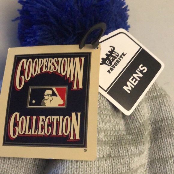 Montreal Expos MLB Cooperstown Collection Winter Toque Beanie Pom Pom Hat - Picture 2 of 4